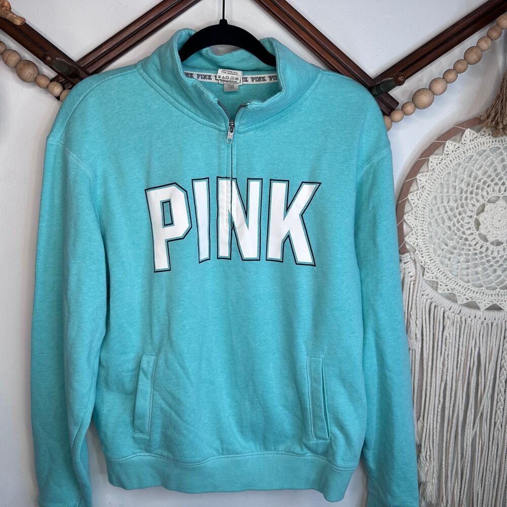 PINK VS Light Blue Pullover Sweater